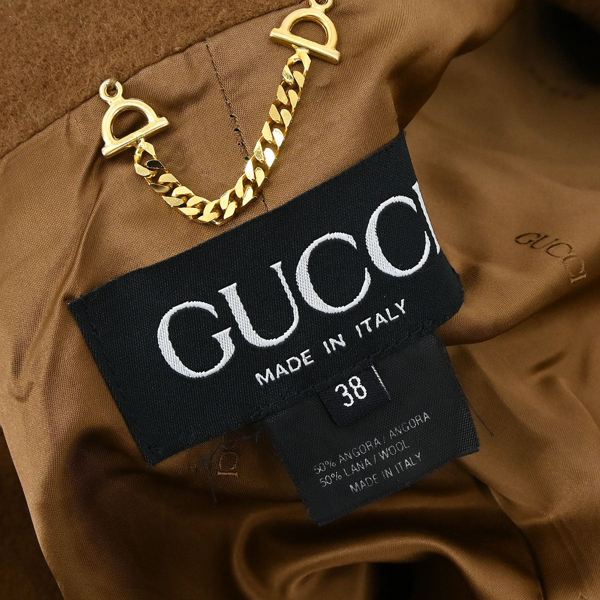 Gucci Double Breasted Jacket Brown #38