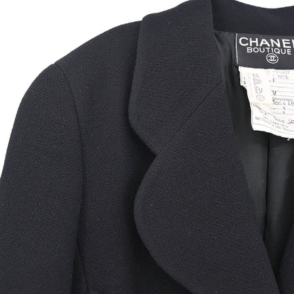 Chanel 1993 Setup Suit Jacket Skirt Black #36