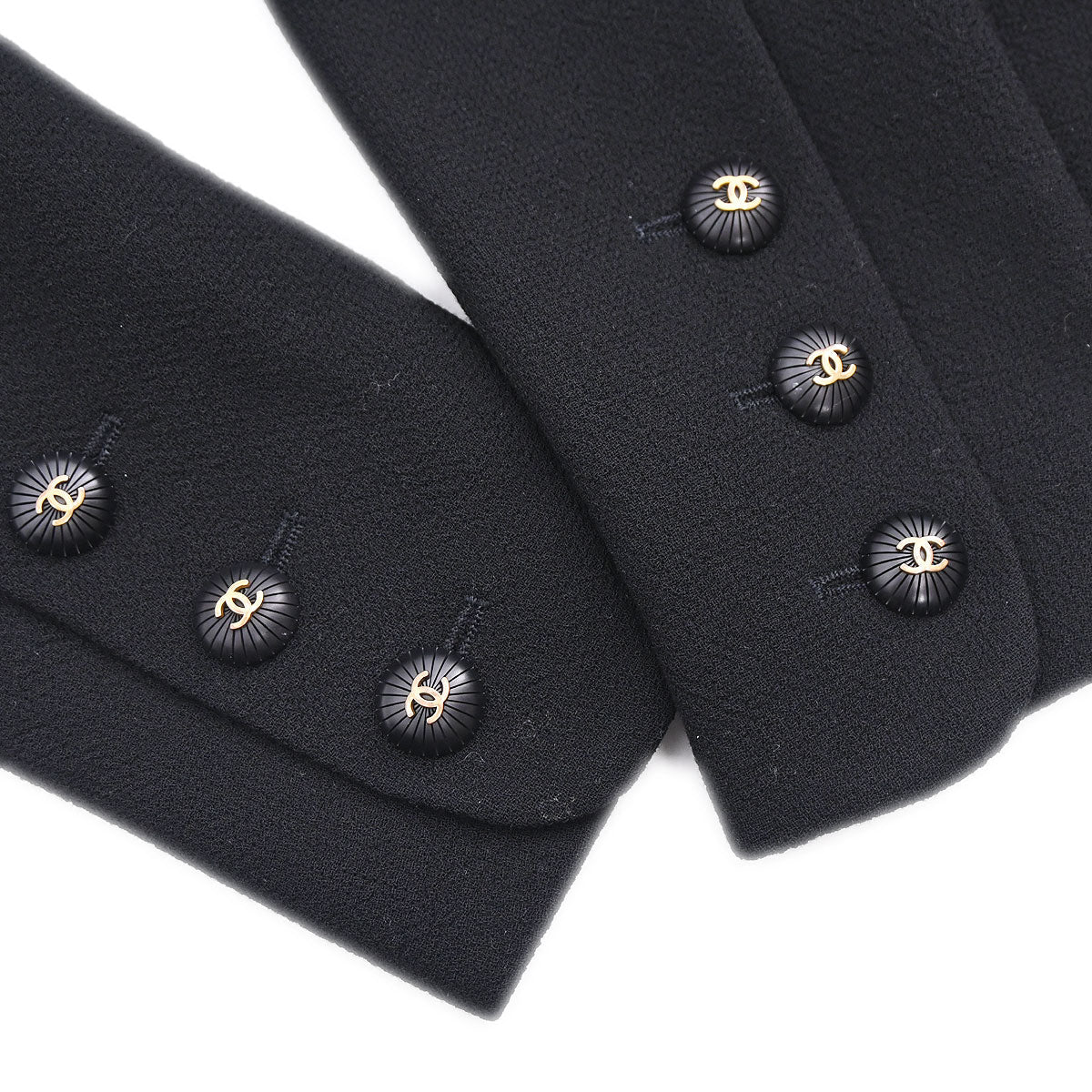 Chanel 1993 Setup Suit Jacket Skirt Black #36
