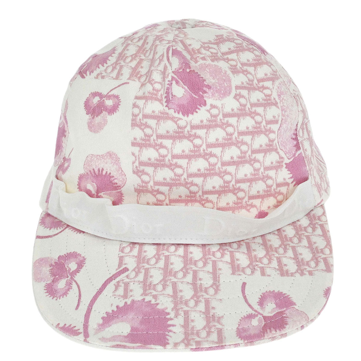Christian Dior Trotter Hat Cap Pink Small Good