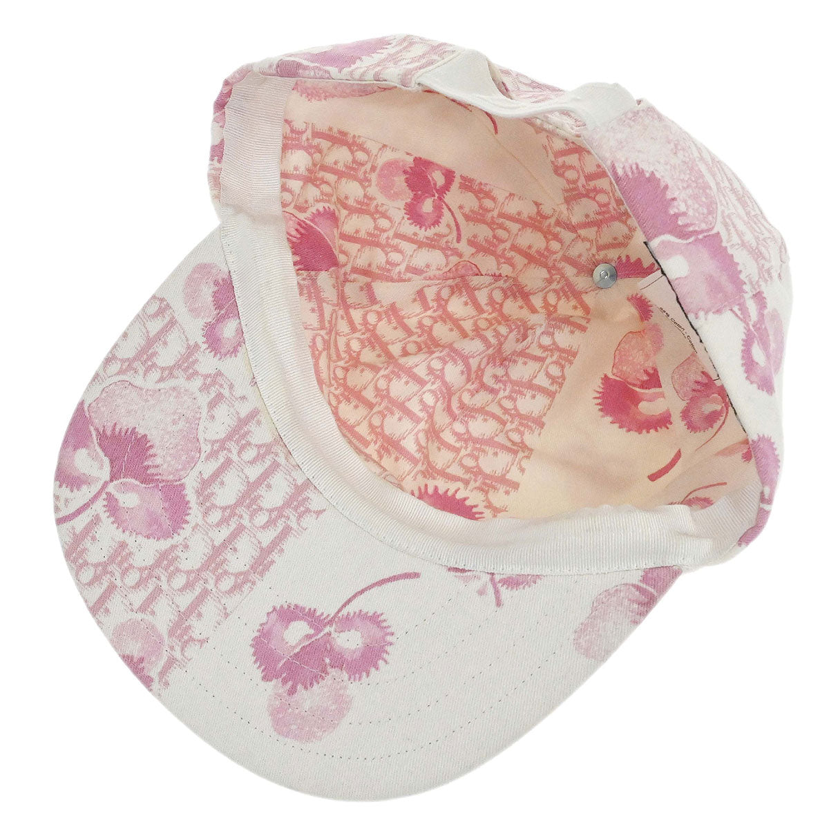 Christian Dior Trotter Hat Cap Pink Small Good