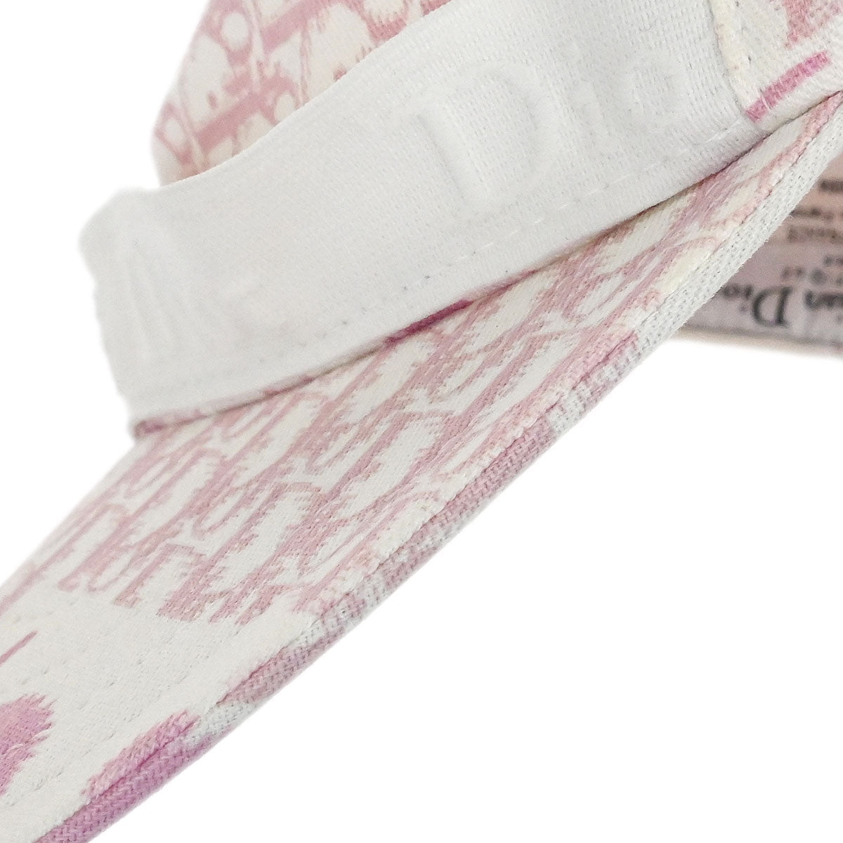 Christian Dior Trotter Hat Cap Pink Small Good