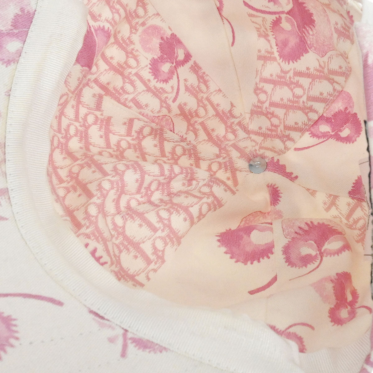 Christian Dior Trotter Hat Cap Pink Small Good