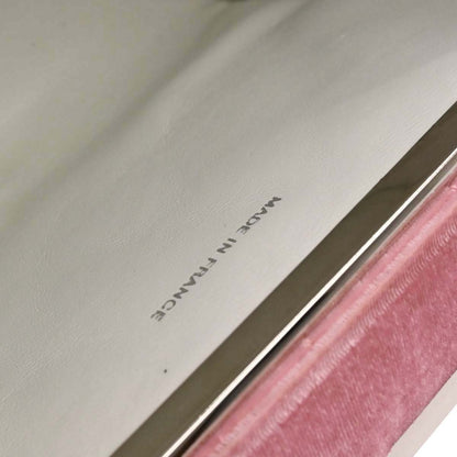 Chanel 1996-1997 Pink Velvet Handbag