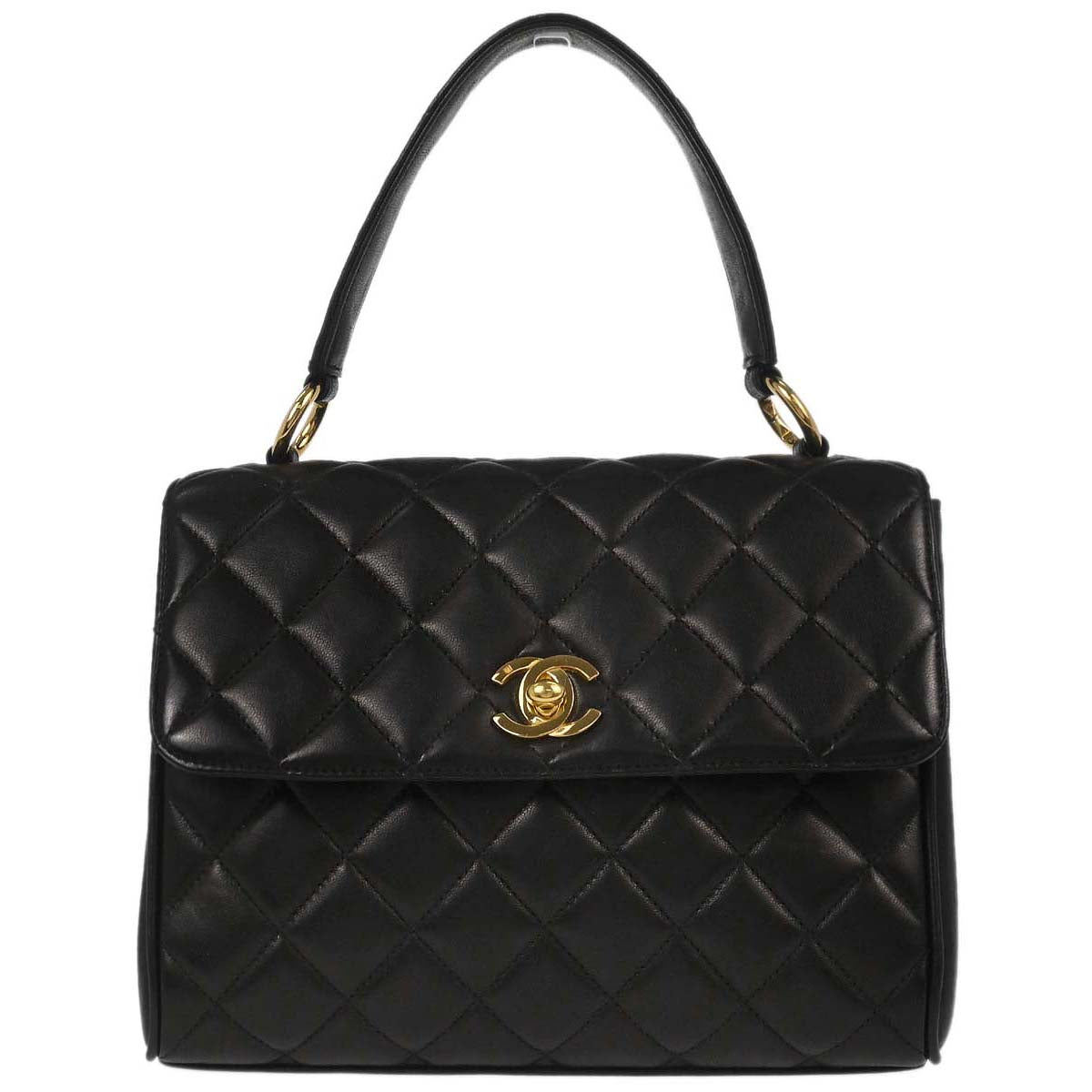 Chanel Black Lambskin Handbag