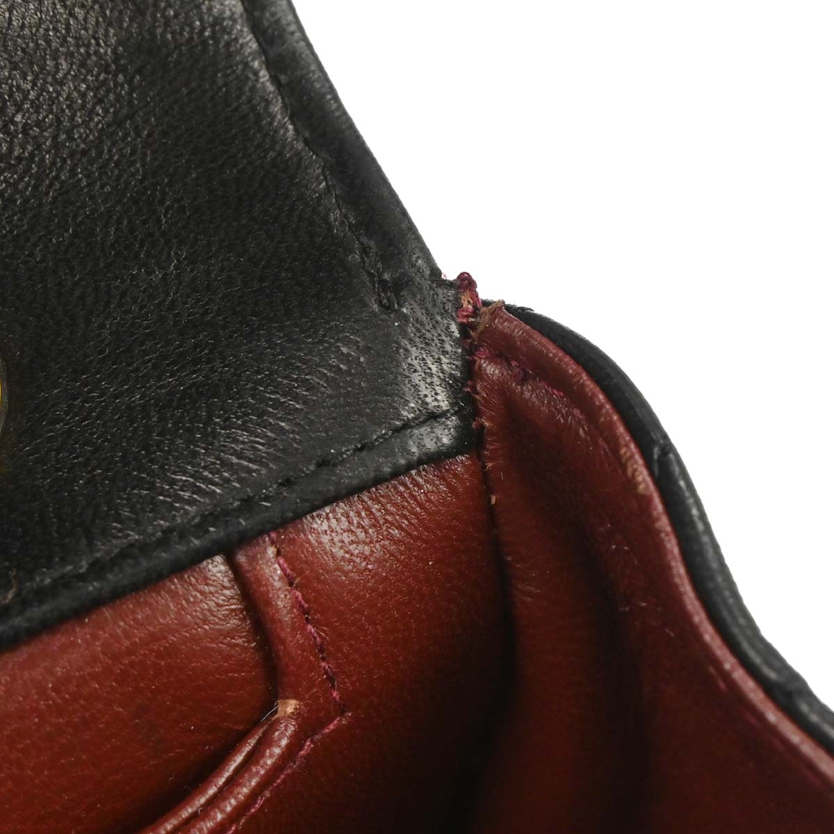 Chanel Black Lambskin Single Flap Shoulder Bag