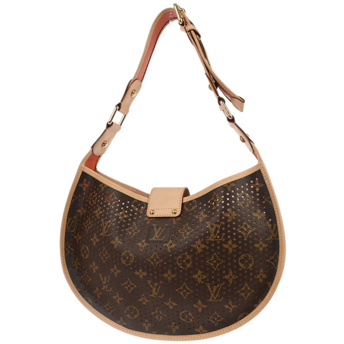 Louis Vuitton Monogram Perfo Demi-lune Shoulder Bag M95178