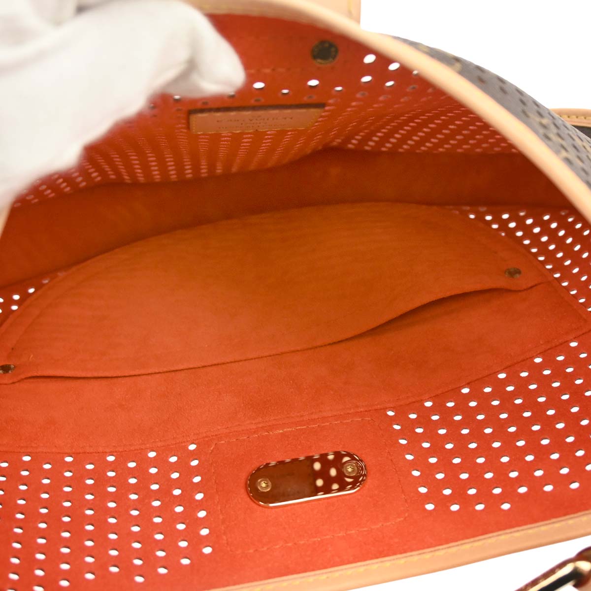 Louis Vuitton Monogram Perfo Demi-lune Shoulder Bag M95178