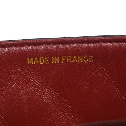 Chanel 1991-1994 Black Lambskin Classic Square Flap Shoulder Bag 20
