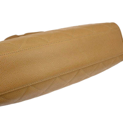 Chanel 1994-1996 Beige Caviar Skin Shoulder Bag