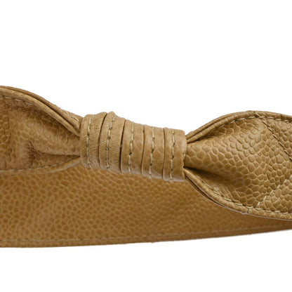 Chanel 1994-1996 Beige Caviar Skin Shoulder Bag