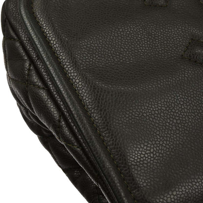 Chanel Gray Calfskin Shoulder Bag