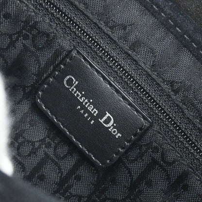 Christian Dior * Black Python Saddle Handbag