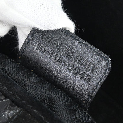 Christian Dior * Black Python Saddle Handbag