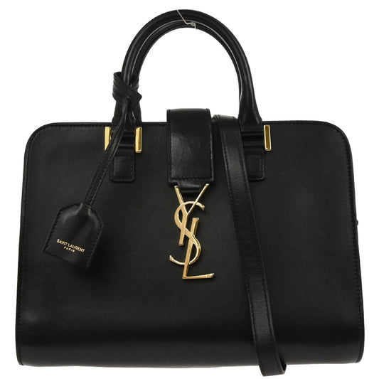 Saint Laurent Black Baby Cabas 2way Shoulder Handbag