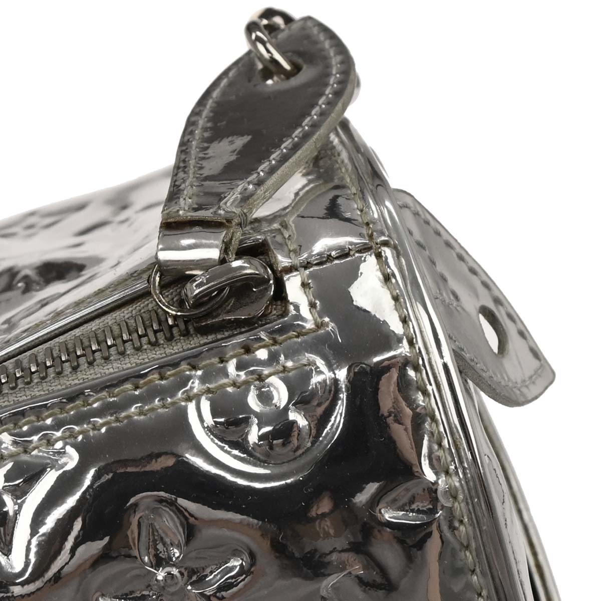 Louis Vuitton Silver Monogram Miroir Speedy 35 Handbag M95786