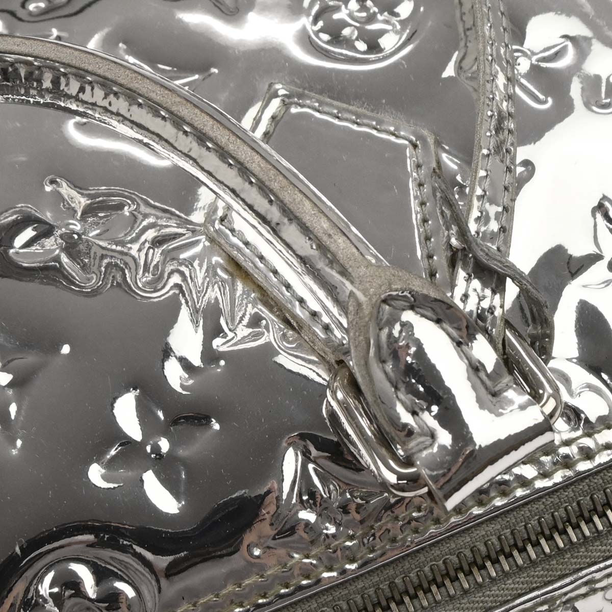 Louis Vuitton Silver Monogram Miroir Speedy 35 Handbag M95786