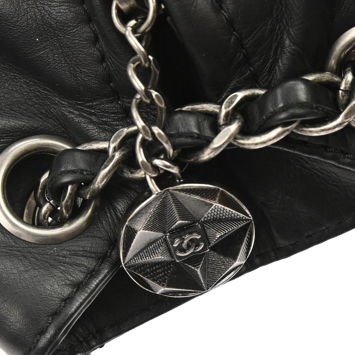 Chanel Black Calfsikin 2way Backpack