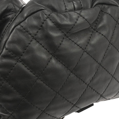 Chanel Black Calfsikin 2way Backpack