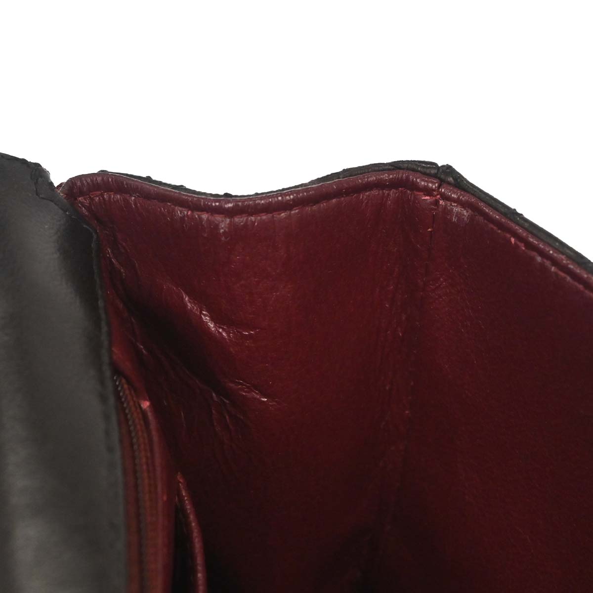 Chanel 1996-1997 Black Lambskin Medium Shoulder Bag