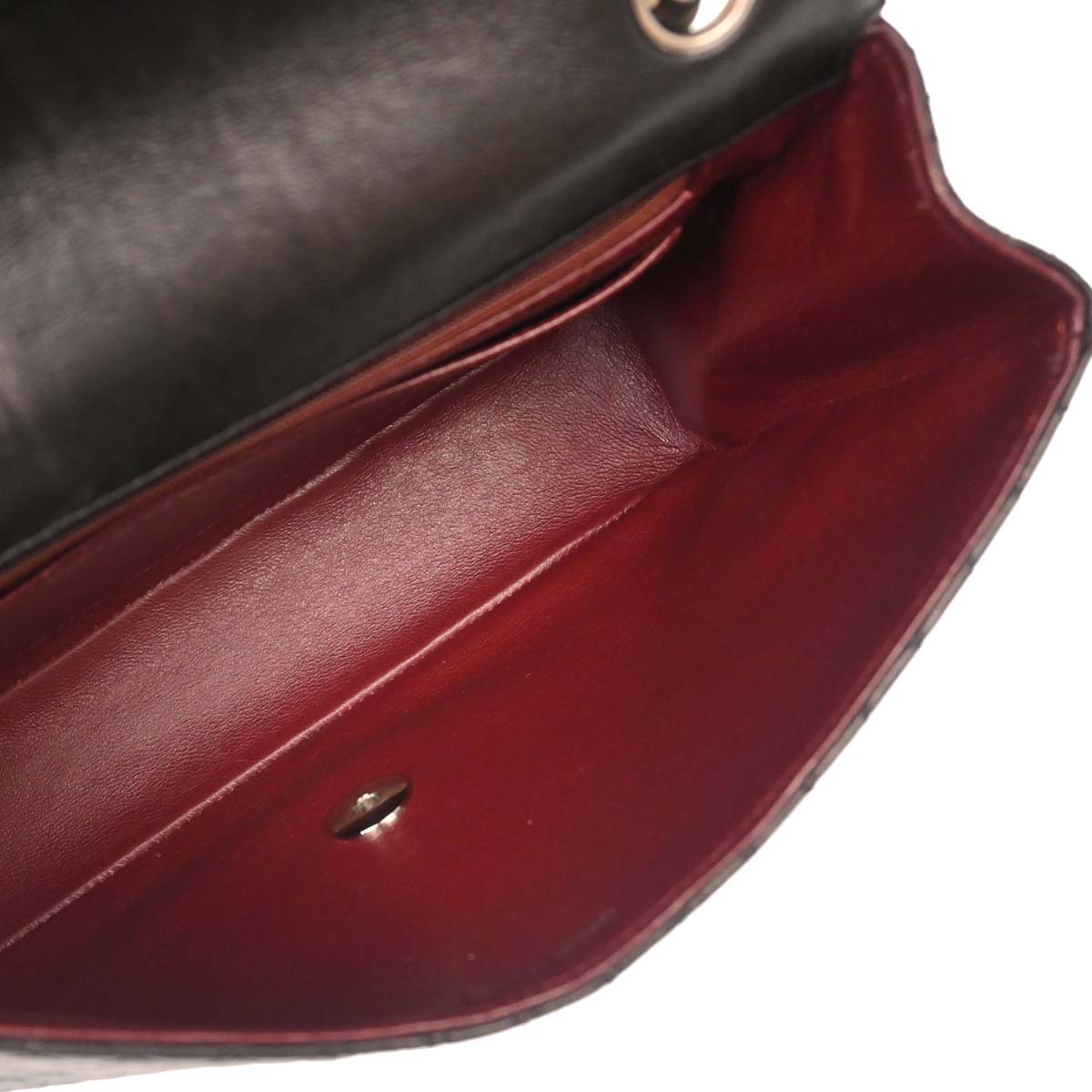 Chanel 1996-1997 Black Lambskin Medium Shoulder Bag