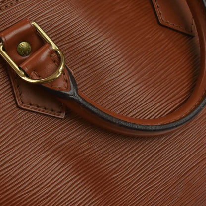 Louis Vuitton Brown Epi Alma Handbag M52143