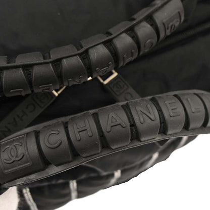 Chanel Black Nylon Sport Line 2way Shoulder Gym Bag