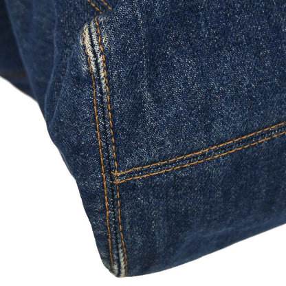 Chanel Blue Denim Tote Shoulder Bag