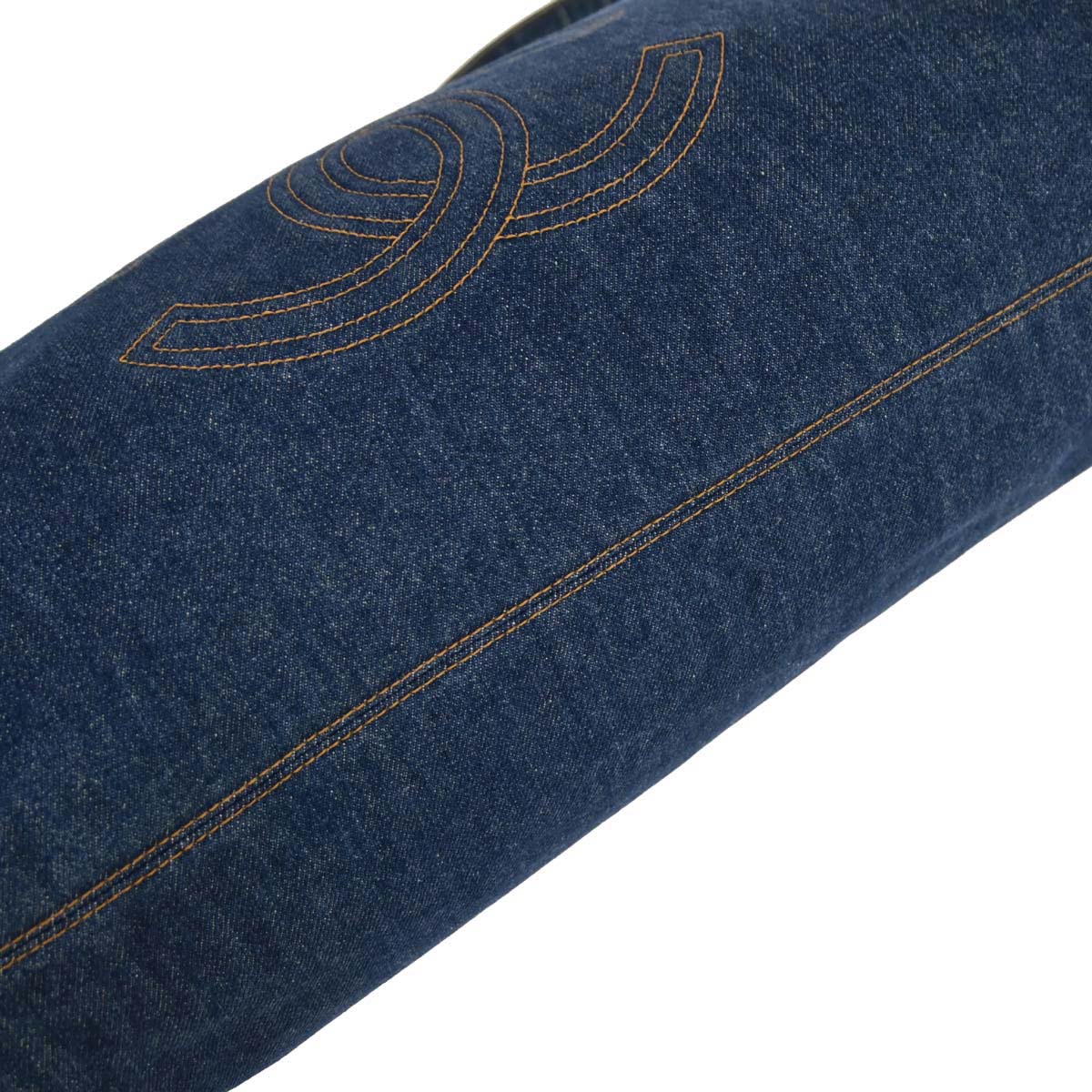 Chanel Blue Denim Tote Shoulder Bag