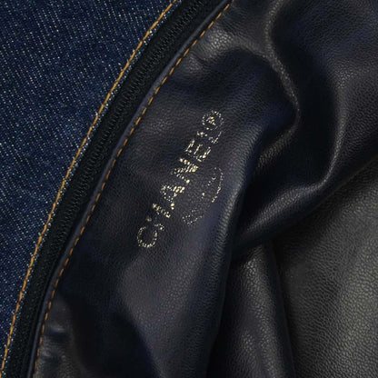 Chanel Blue Denim Tote Shoulder Bag