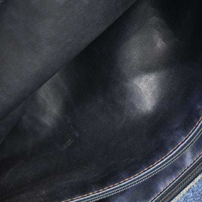 Chanel Blue Denim Tote Shoulder Bag