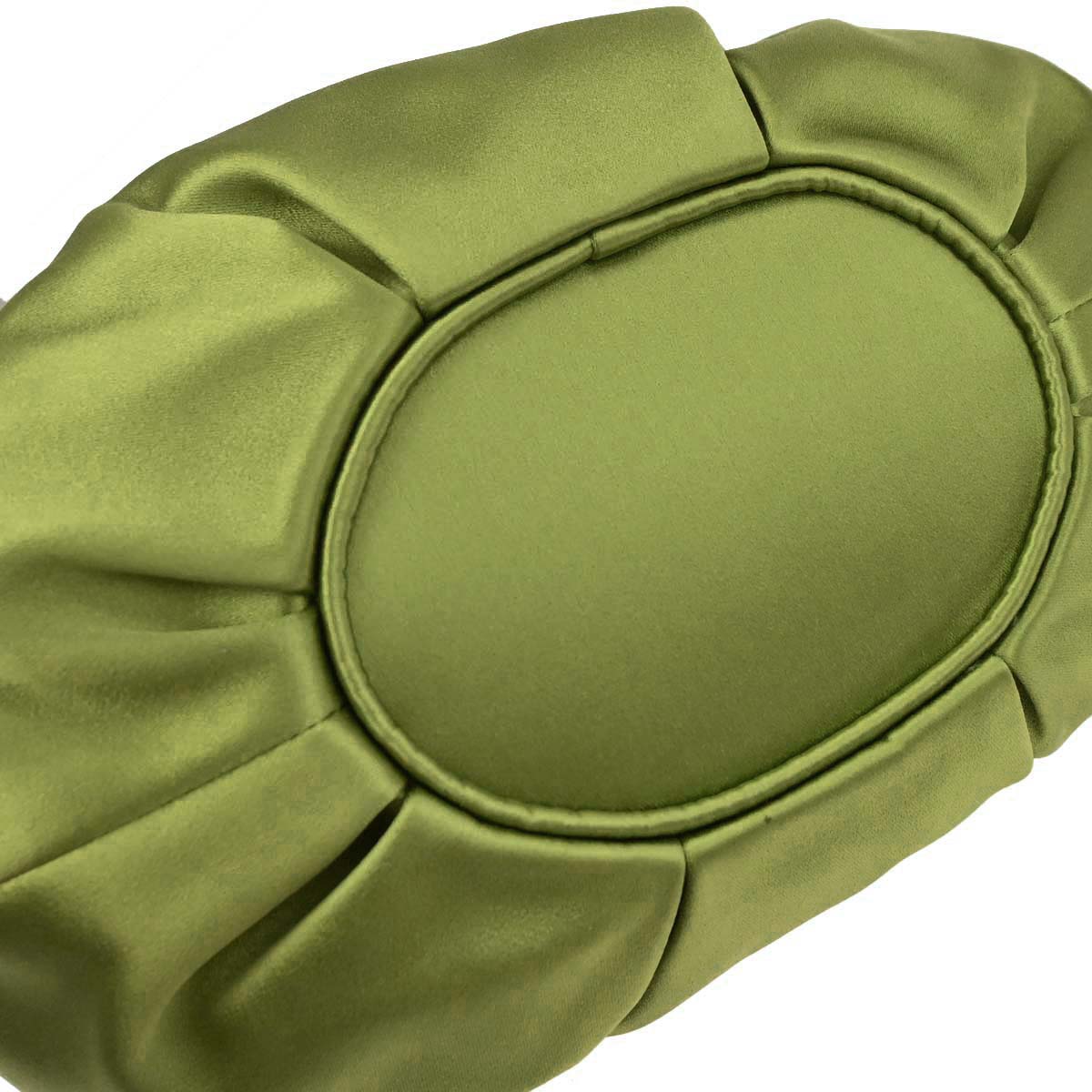 Christian Dior Green Satin Babe Handbag