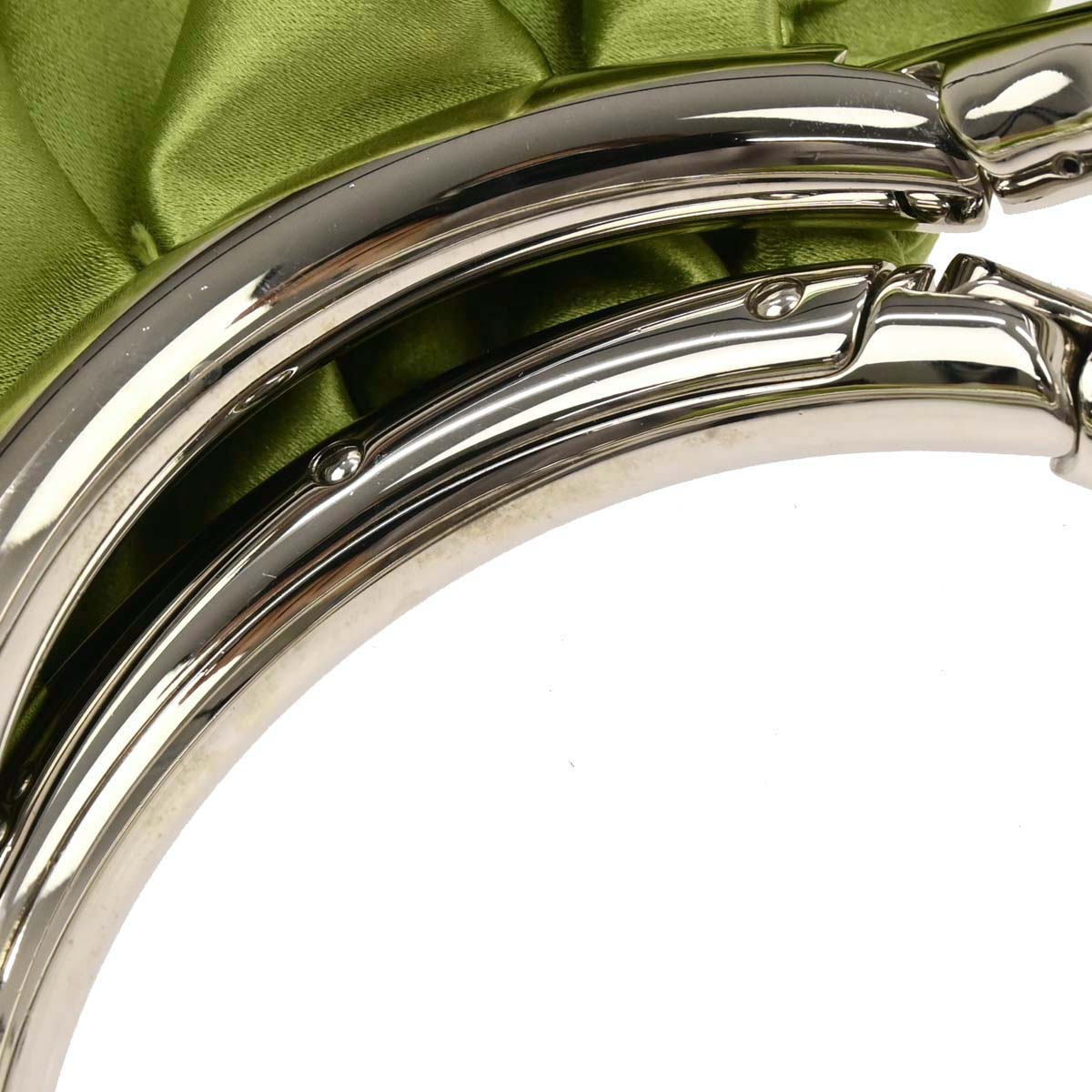 Christian Dior Green Satin Babe Handbag