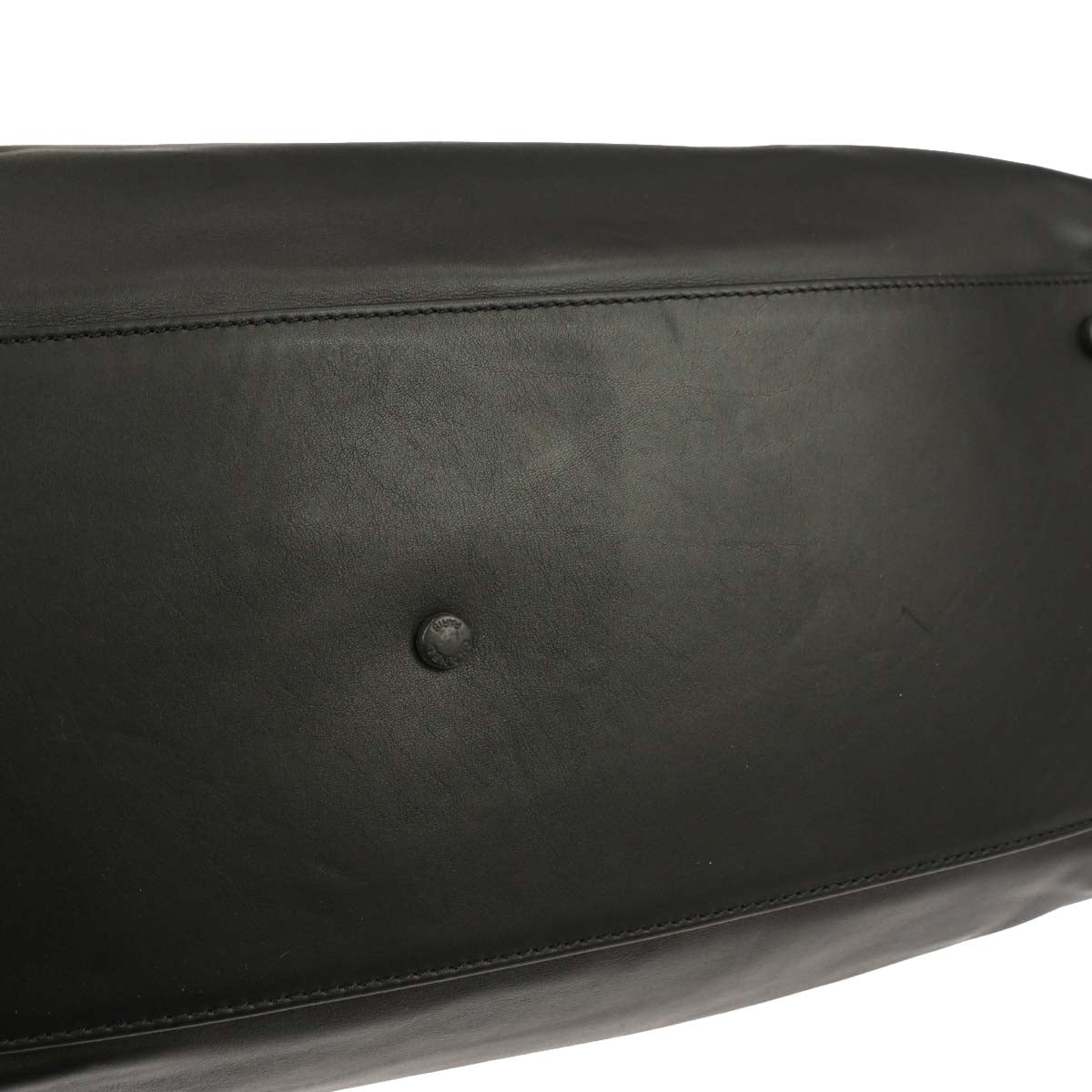 Chanel Black Calfskin 2way Shoulder Duffle Handbag