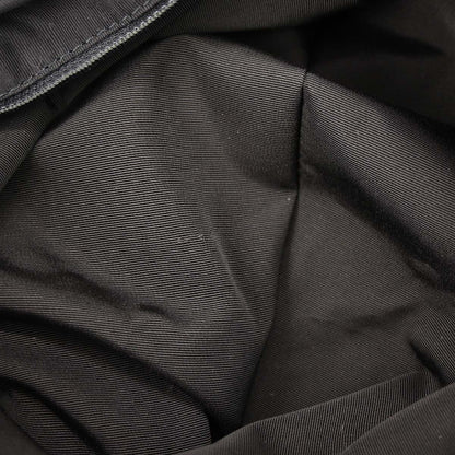 Chanel Black Calfskin 2way Shoulder Duffle Handbag