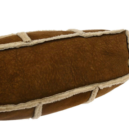 Chanel Brown Mouton Choco Bar Mademoiselle Lock Handbag