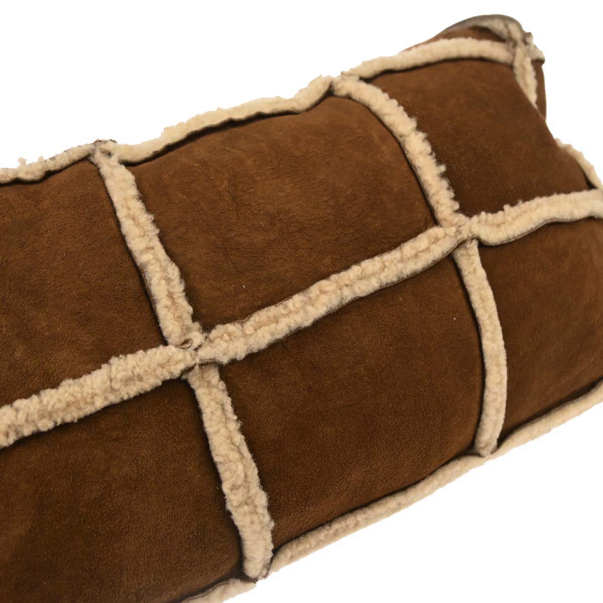 Chanel Brown Mouton Choco Bar Mademoiselle Lock Handbag