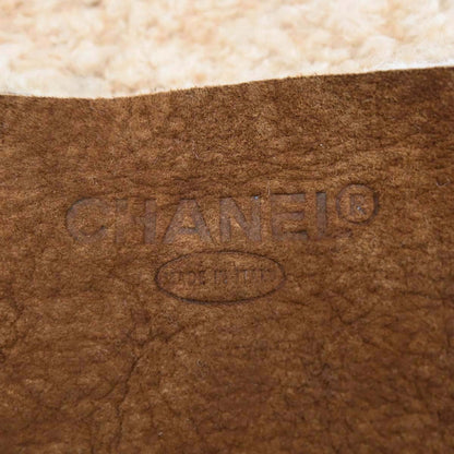 Chanel Brown Mouton Choco Bar Mademoiselle Lock Handbag