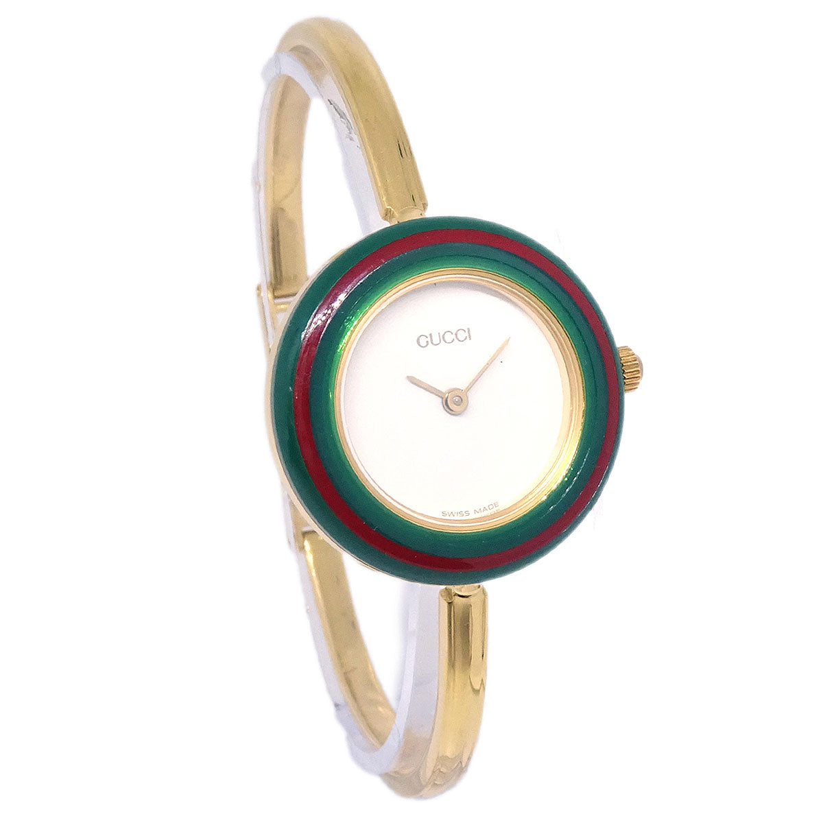 Gucci 11/12.2 Change Bezel Chameleon Quartz Watch SS