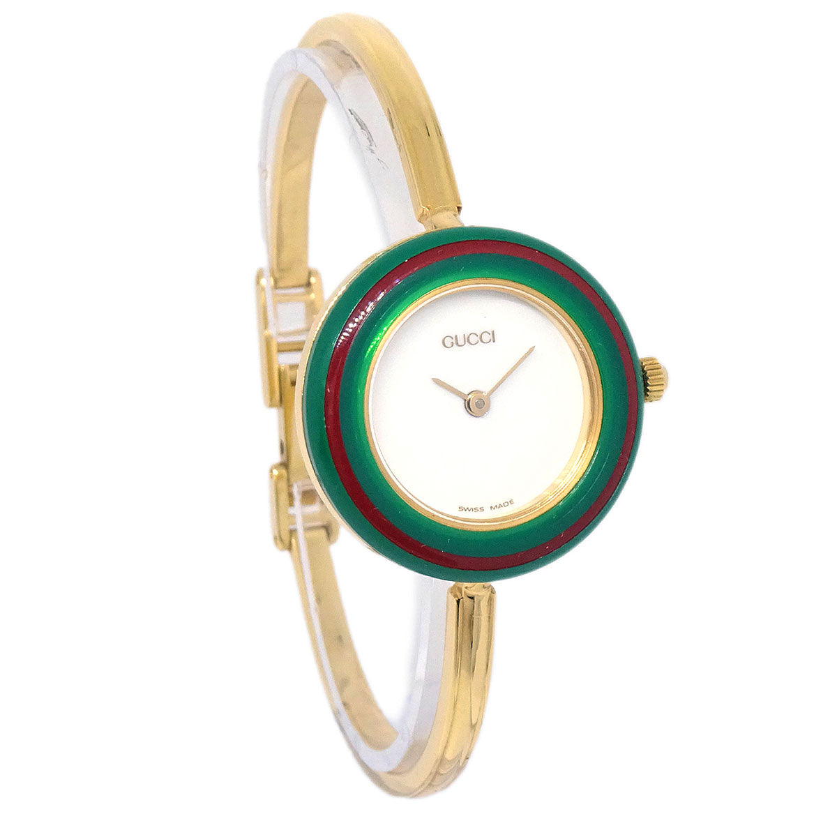 Gucci 11/12.2 Change Bezel Chameleon Quartz Watch SS