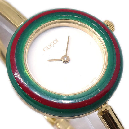 Gucci 11/12.2 Change Bezel Chameleon Quartz Watch SS