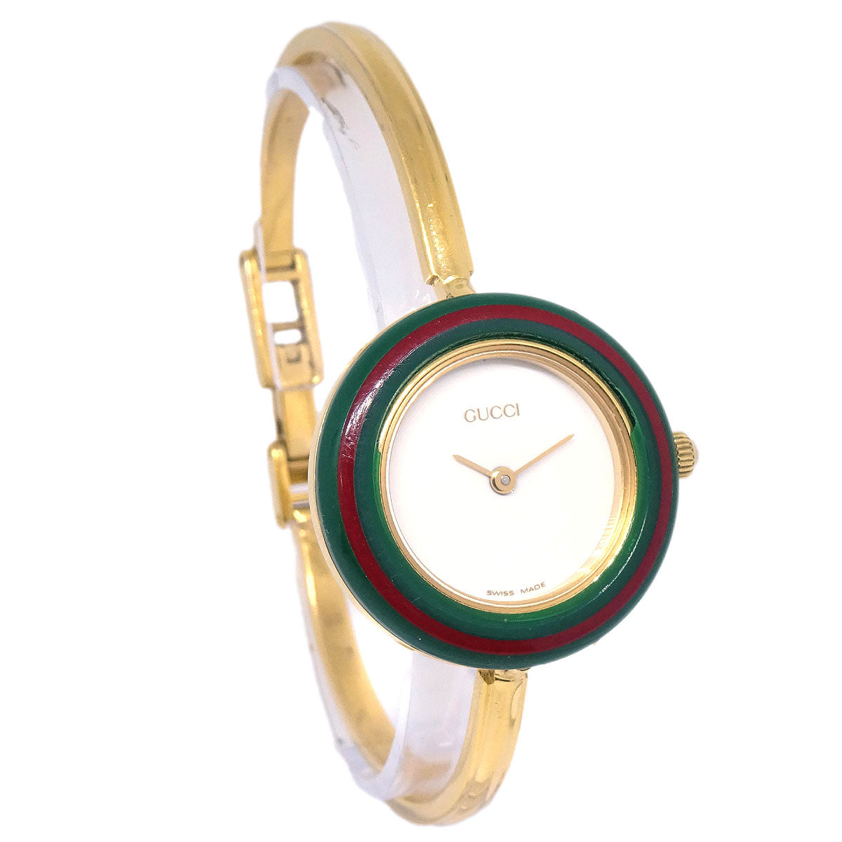 Gucci 11/12.2 Change Bezel Chameleon Quartz Watch SS
