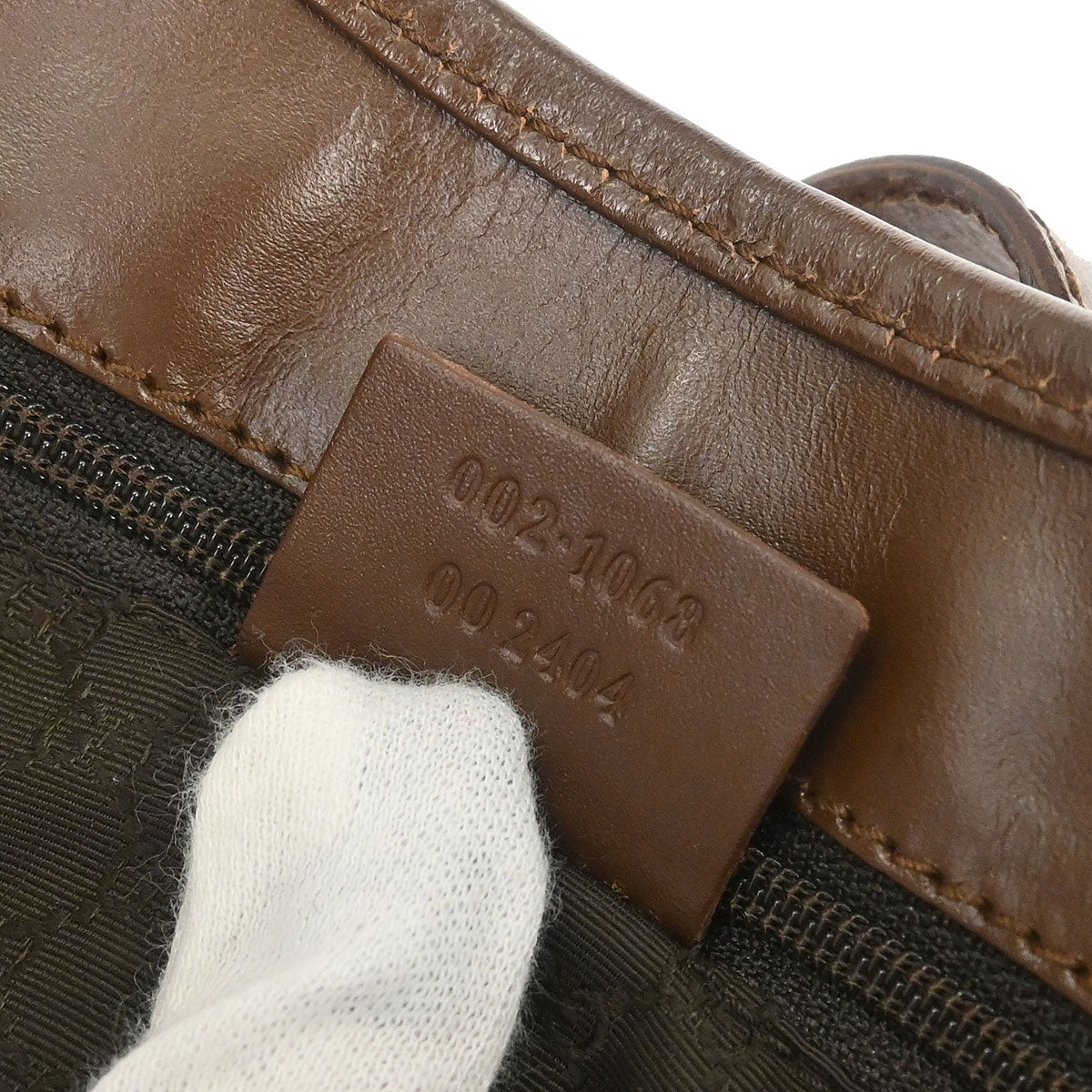 Gucci Beige Canvas Jackie Handbag