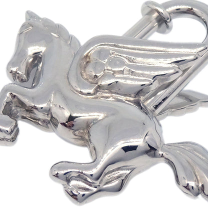 Hermes 1993 Le Cheval Pegasus Cadena Silver Small Good