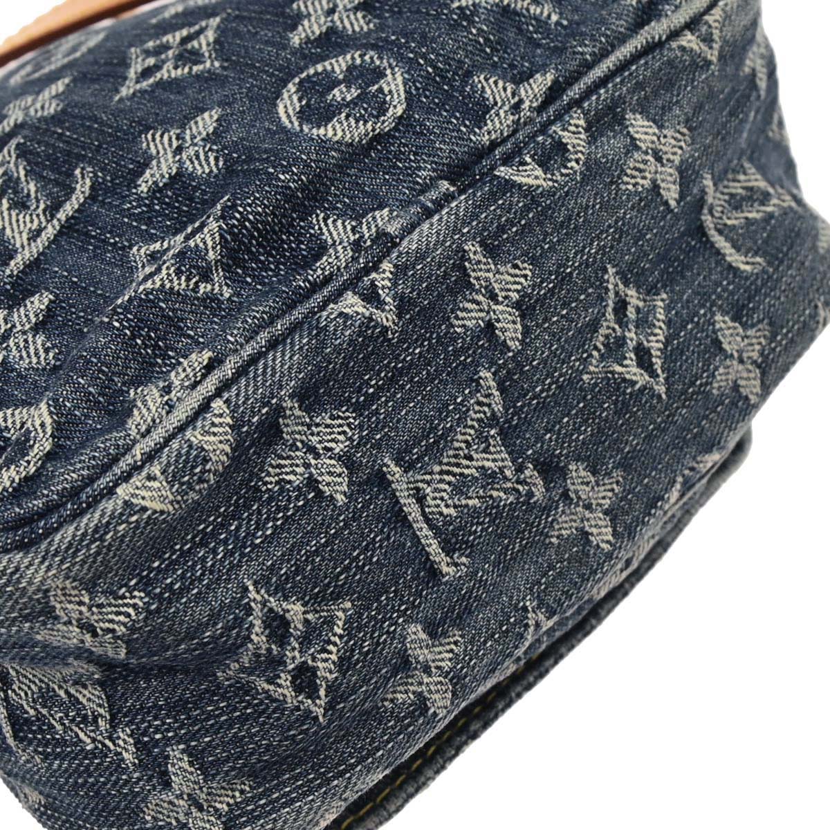 Louis Vuitton Blue Monogram Denim Camera Bag M95348