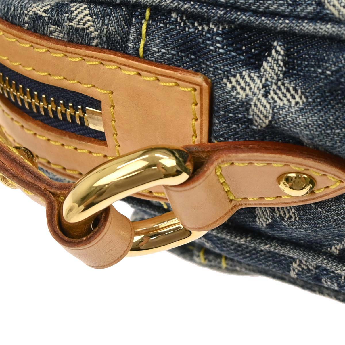 Louis Vuitton Blue Monogram Denim Camera Bag M95348