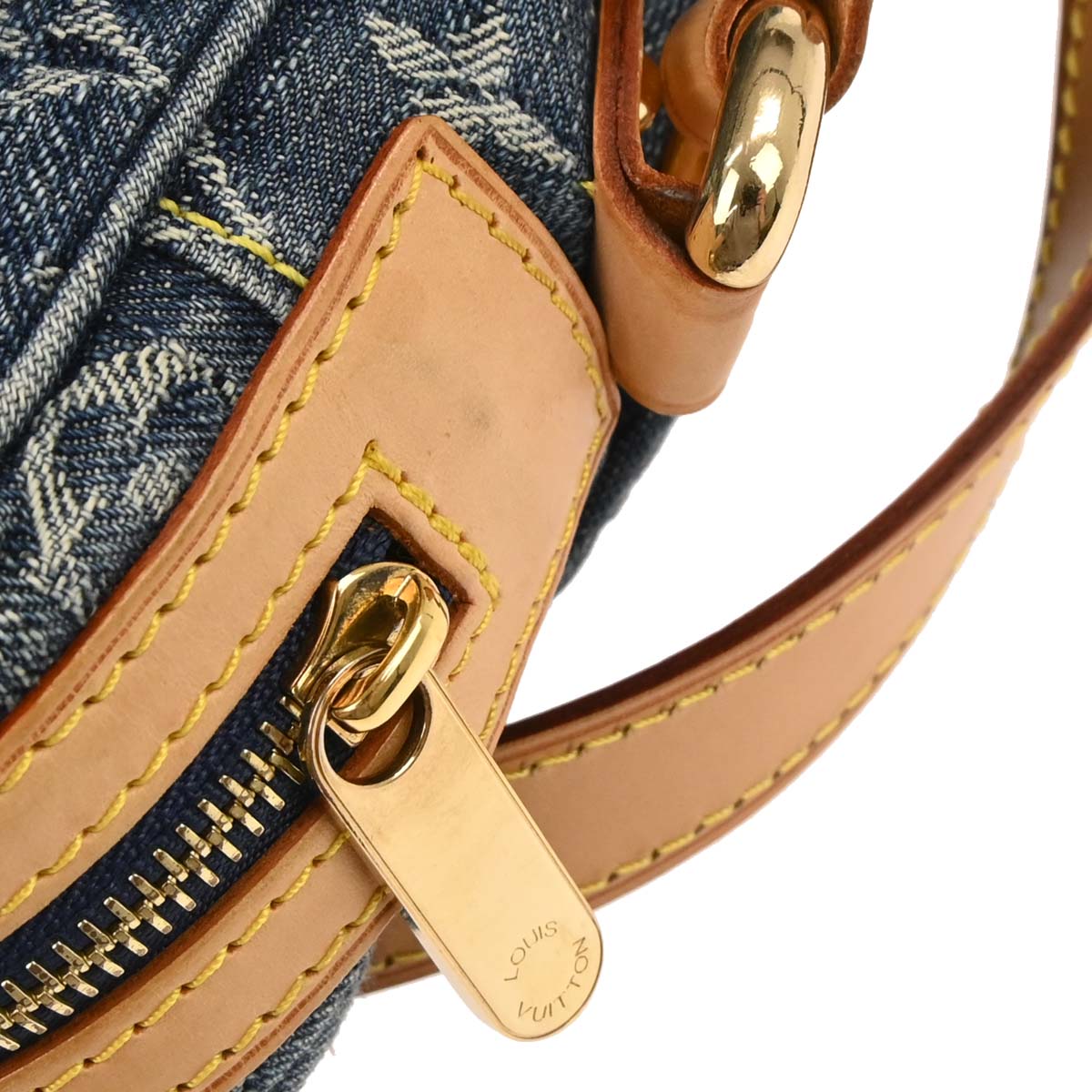 Louis Vuitton Blue Monogram Denim Camera Bag M95348