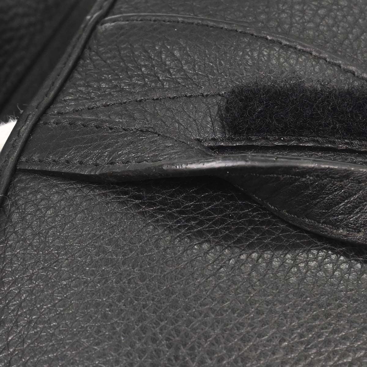 Christian Dior Black Leather Saddle Handbag