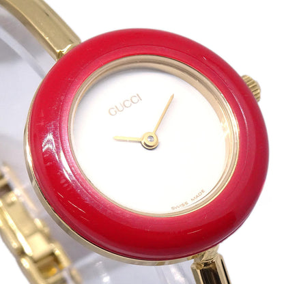 Gucci 11/12.2 Change Bezel Chameleon Quartz Watch SS