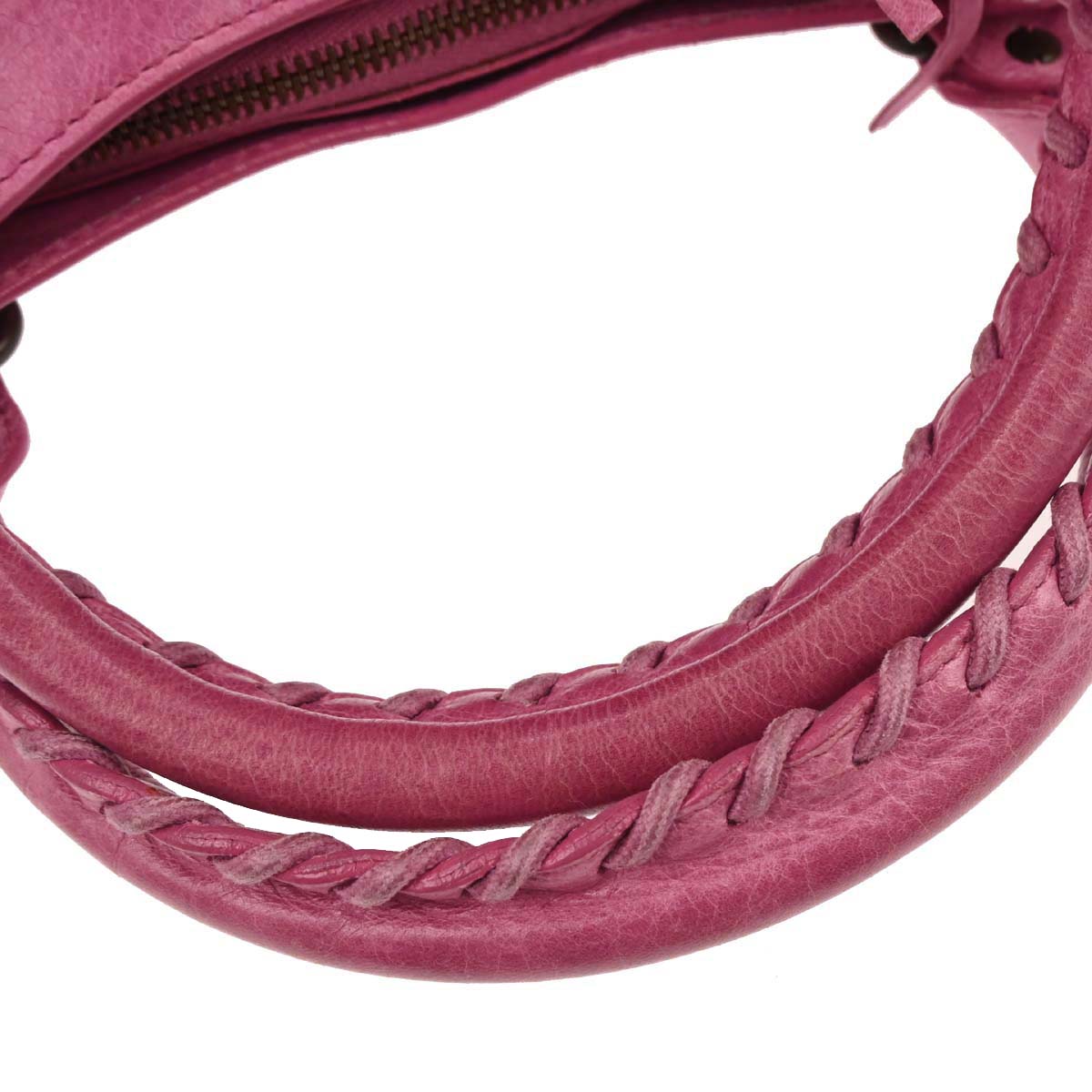 Balenciaga Pink Lambskin The First 2way Shoulder Handbag